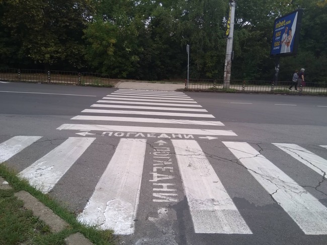 Обновени са 316 пешеходни пътеки в Плевен