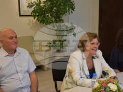 Снимка: Община Ловеч - работна среща на кмета на Община Ловеч Корнелия Маринова и Йохана Холст  