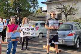 Гълъбово - ТЕЦ "Брикел" - протест срещу замърсяването