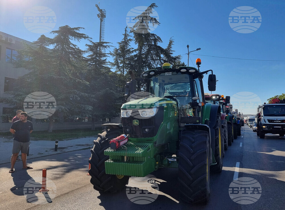 Стара Загора - протест - зърнопроизводители