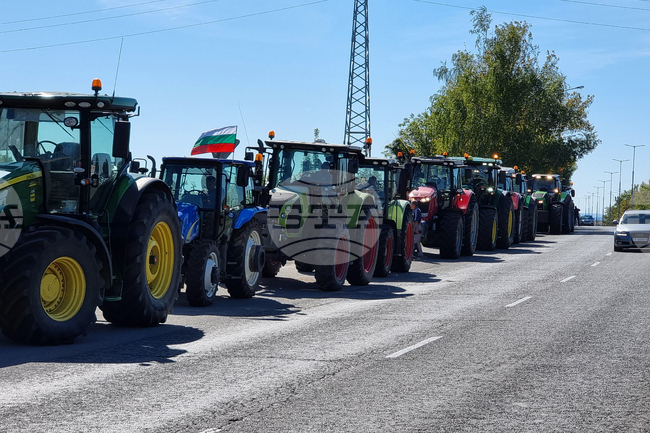 Русе - зърнопроизводители - протест