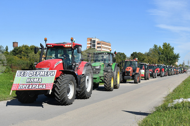 Монтана - зърнопроизводители - протест