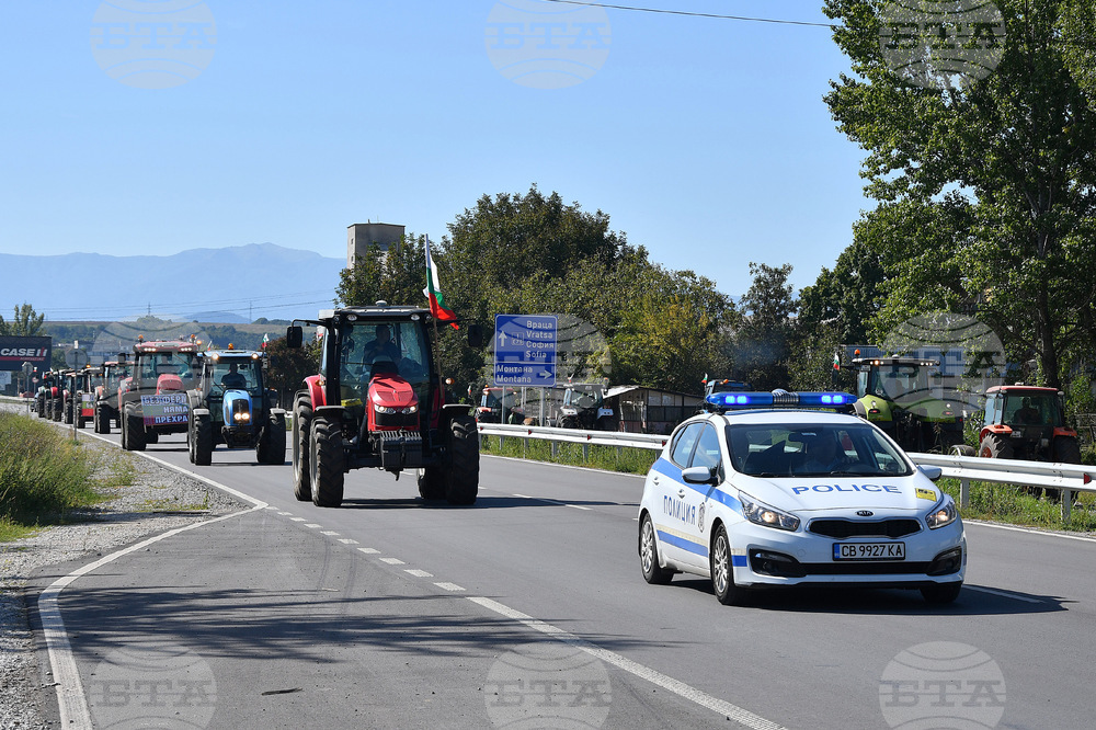 Монтана - зърнопроизводители - протест