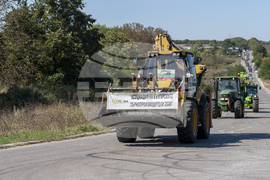 Добрич - зърнопроизводители - протест – Снимка: Александра Антонова