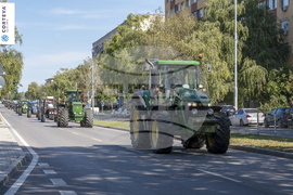 Добрич - зърнопроизводители - протест – Снимка: Александра Антонова