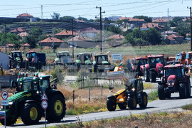 Ямбол - протест - земеделци