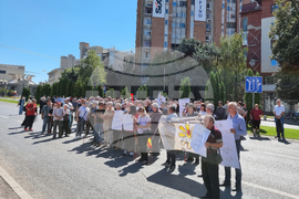 Република Северна Македония - протест - незрящи хора