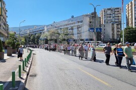 Република Северна Македония - протест - незрящи хора