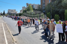 Република Северна Македония - протест - незрящи хора