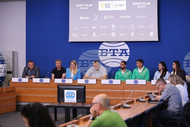 Национален пресклуб на БТА София - плажен волейбол - пресконференция 