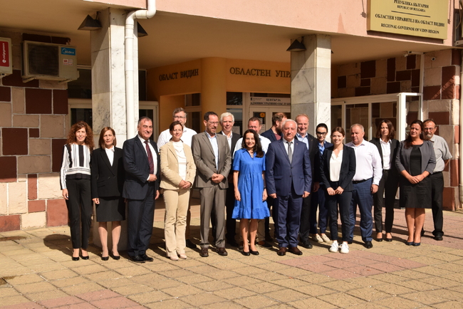 Областният управител Огнян Асенов се срещна с представителна делегация от Федерална република Германия във връзка с инвестиционни намерения за нов тип енергийни мощности във Видин