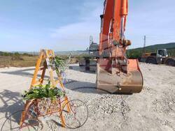 Снимка: ДП Национална компания „Железопътна инфраструктура“  - днес стартира изграждането на третия лот на жп участък Елин Пелин-Костенец