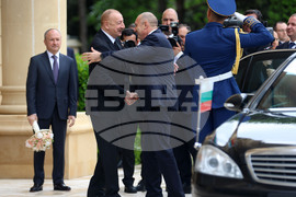 Азербайджан - Румен Радев - Илхам Алиев - посрещане