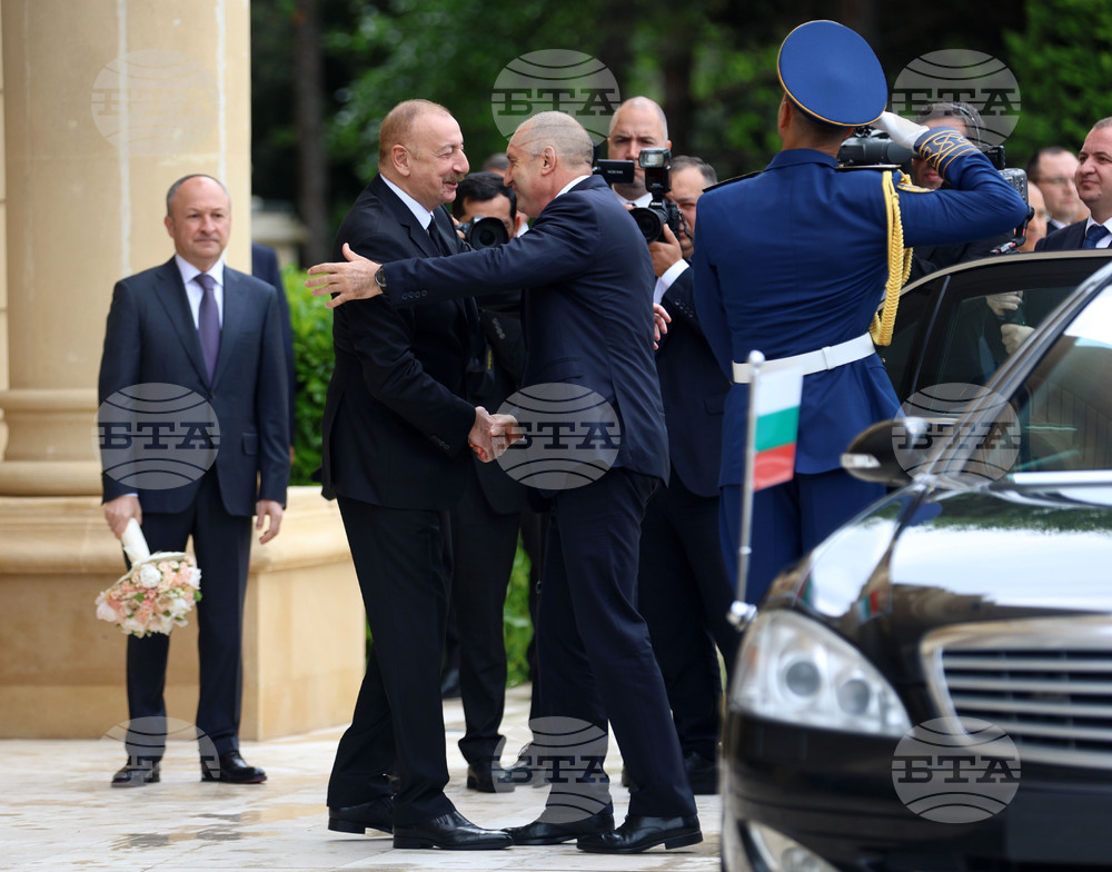 Азербайджан - Румен Радев - Илхам Алиев - посрещане