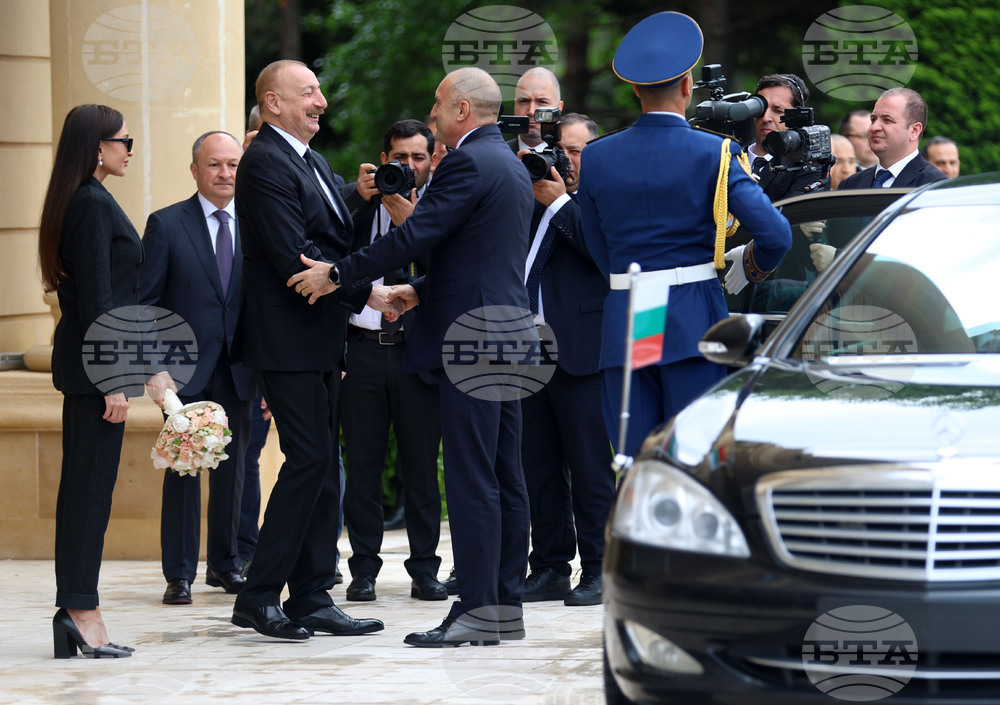 Азербайджан - Румен Радев - Илхам Алиев - посрещане