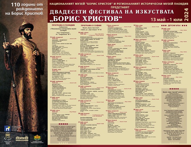 Регионален исторически музей – Пловдив и Национален музей „Борис Христов” честват 110-годишнината от рождението на Борис Христов
