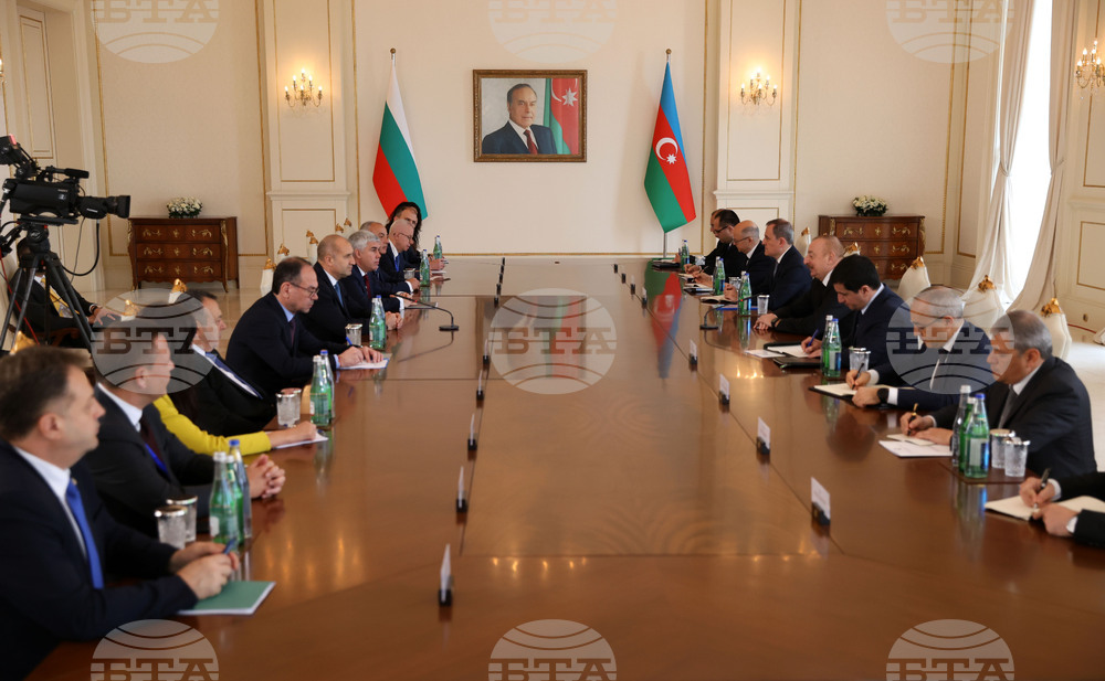 Азербайджан - България - президенти - пленарни разговори
