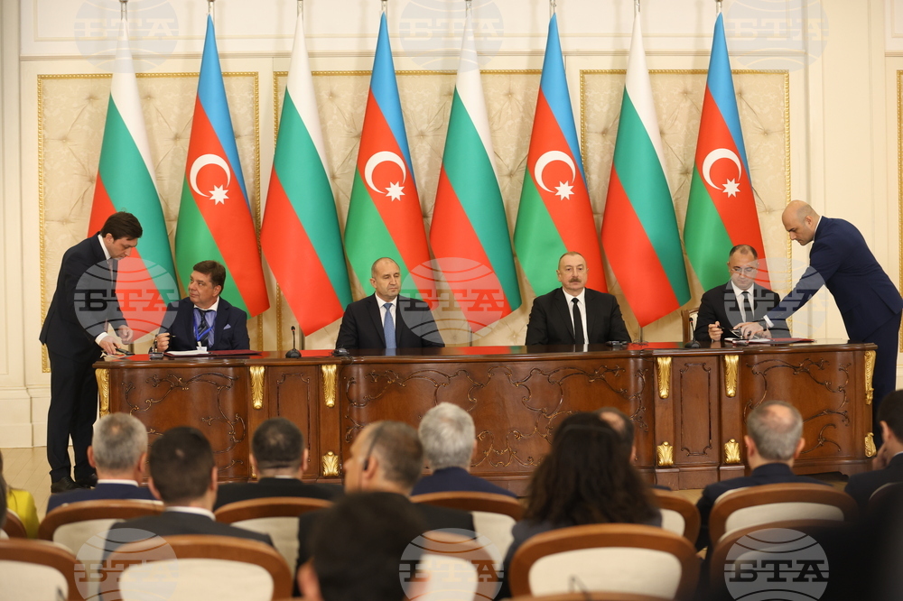 Азербайджан - България - президенти - двустранно сътрудничество - документи - подписване