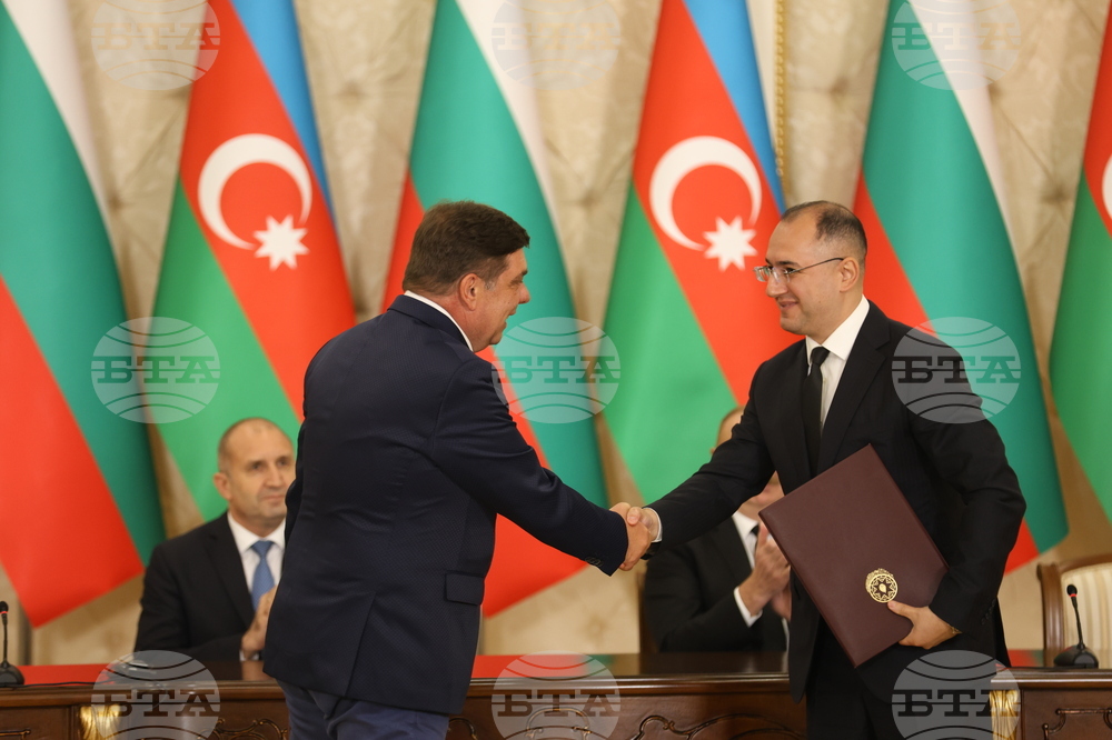 Азербайджан - България - президенти - двустранно сътрудничество - документи - подписване