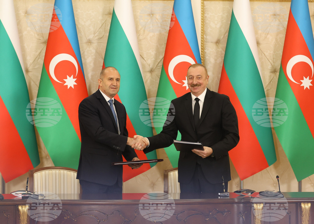 Bulgaria, Azerbaijan Sign Declaration of Strategic Partnership