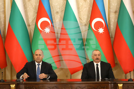 Азербайджан - България - президенти - съвместна пресконференция