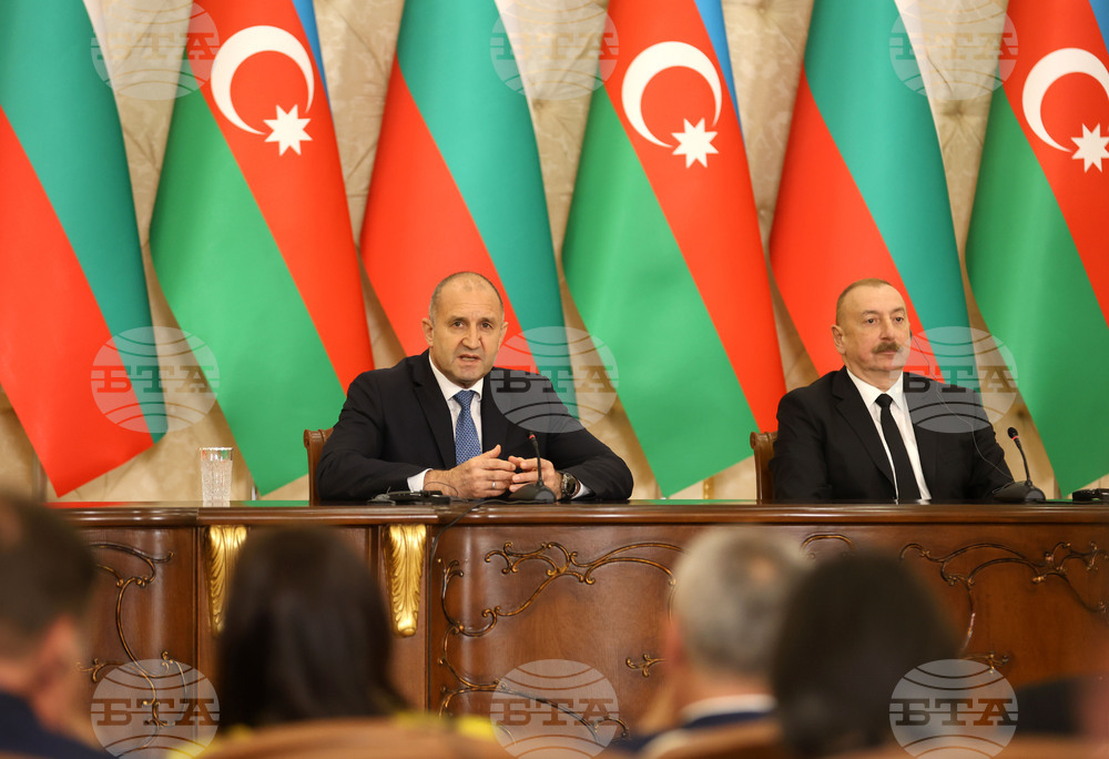 Азербайджан - България - президенти - съвместна пресконференция