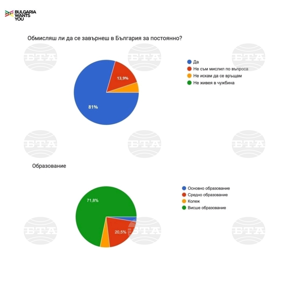 Според анкета на Bulgaria Wants You в Берлин 81% от запитаните обмислят да се завърнат за постоянно в България