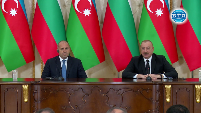 България е важна държава за транзит за съседните страни, които получават азербайджански газ, каза президентът на Азербайджан Илхам Алиев