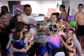 Валентина Георгиева - официално посрещане