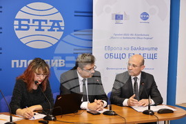 Национален пресклуб на БТА-Пловдив - Проект "Европа на Балканите: Общо бъдеще"