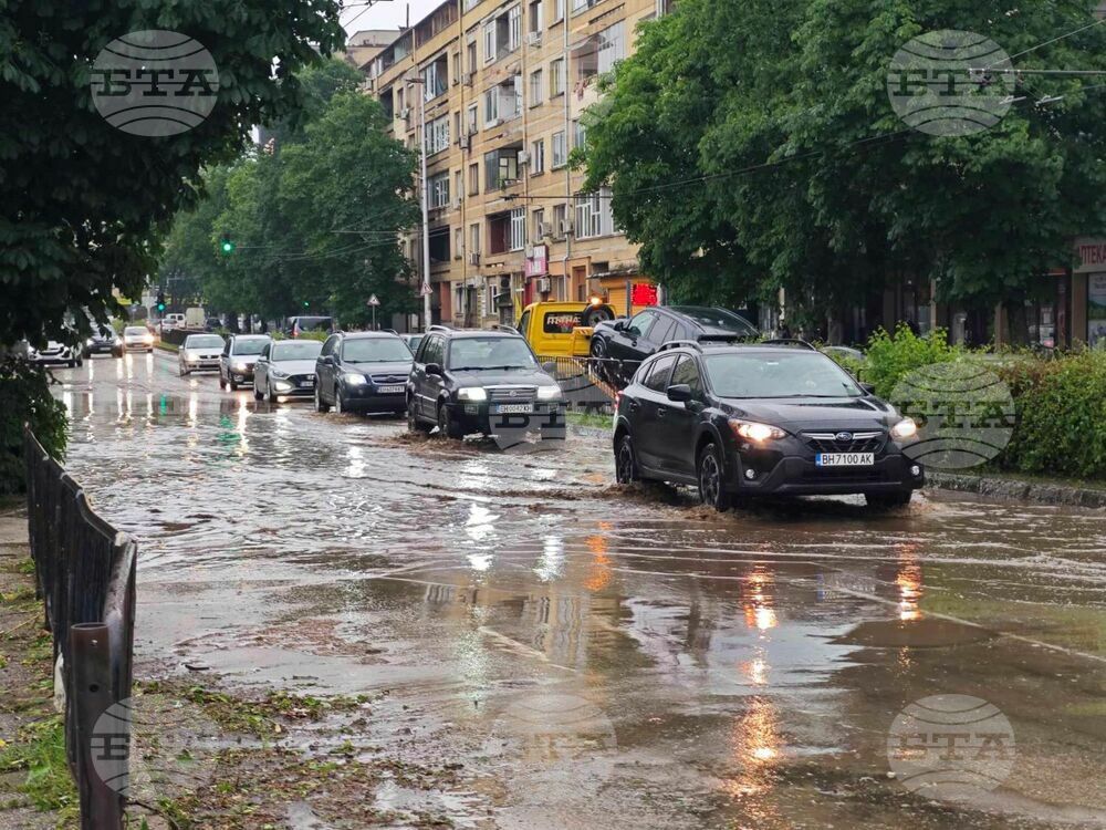 След силната градушка над Плевен: Всички екипи и служби са ангажирани с отстраняване на щетите