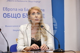 Национален пресклуб на БТА-Пловдив - проект "Европа на Балканите: Общо бъдеще" - Галина Симеонова