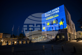 Ден на Европа - паметници в ЕС, осветени преди европейските избори