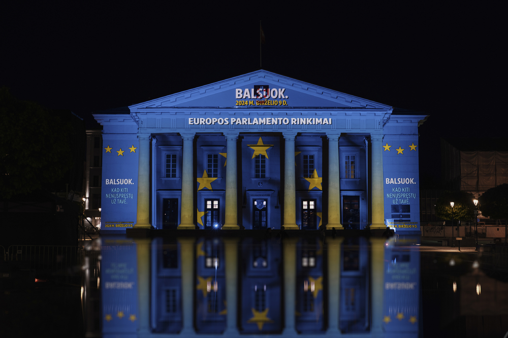 Ден на Европа - паметници в ЕС, осветени преди европейските избори