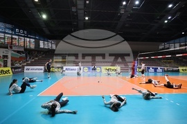 Волейбол - женски национален отбор - тренировка