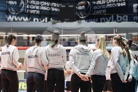 Волейбол - женски национален отбор - тренировка