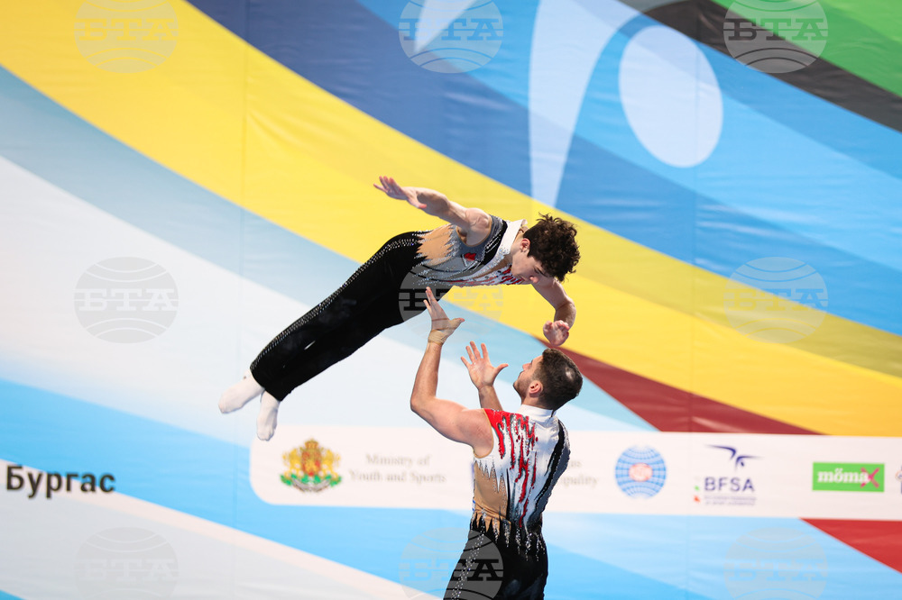 Bulgaria Fields 11 Competitors at Acrobatic Gymnastics World Cup in Burgas
