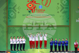 Световно първенство по художествена гимнастика - ансамбли - награждаване