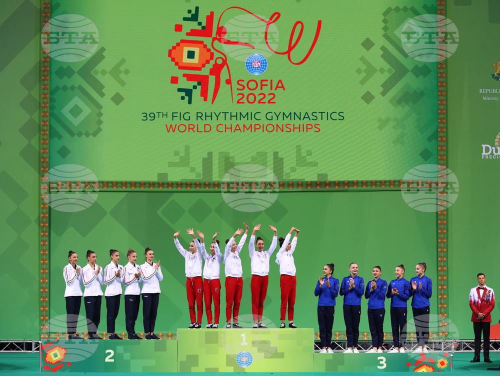 Световно първенство по художествена гимнастика - ансамбли - награждаване