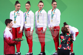 Световно първенство по художествена гимнастика - ансамбли - награждаване