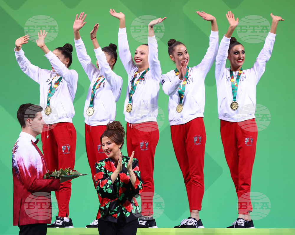 Световно първенство по художествена гимнастика - ансамбли - награждаване