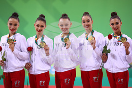 Световно първенство по художествена гимнастика - ансамбли - награждаване