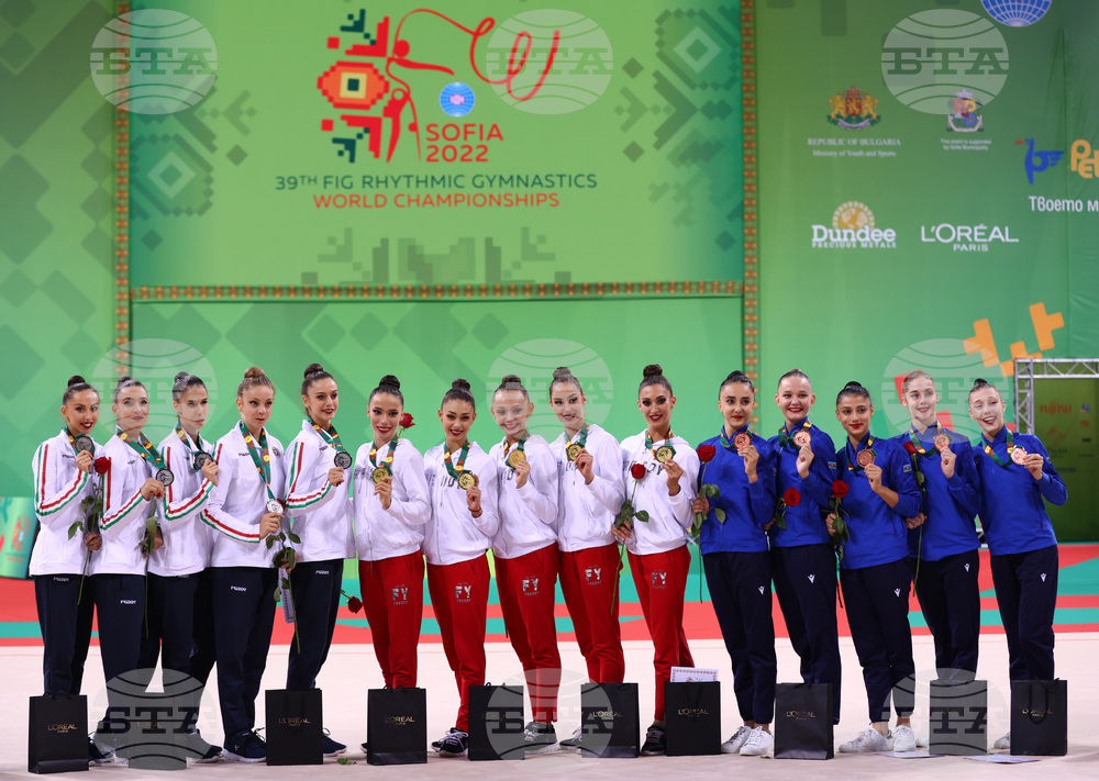 Световно първенство по художествена гимнастика - ансамбли - награждаване