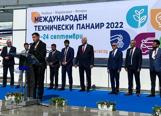Министър Никола Стоянов откри Международния технически панаир в Пловдив
