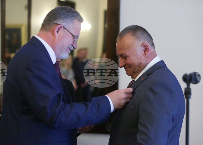 Посолство на Полша - Мачей Шимански - Тошко Сашов - награждаване