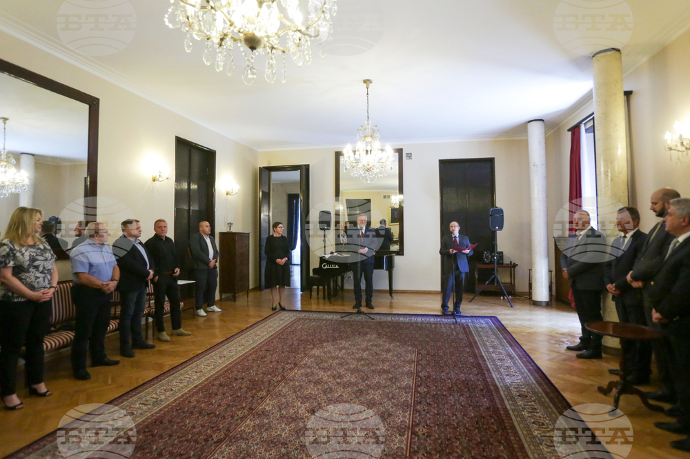 Посолство на Полша - Мачей Шимански - Тошко Сашов - награждаване