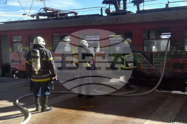 Монтана - влак - пожар