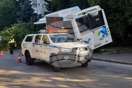 Автобус - пътно транспортно произшествие