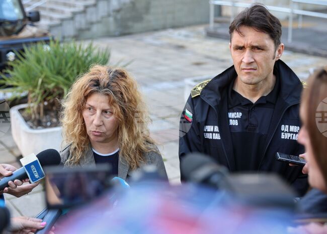 Бургас - Районна прокуратура - ОДМВР Бургас - брифинг