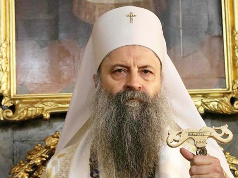 Патриархът на Сръбската православна църква Порфирий разговаря с ръководителя на делегацията на ЕС в Сърбия за войната в Украйна